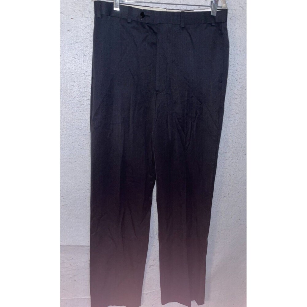 Brooks Brothers 346 Traditional fit Wool Dress Pants Mens 34x34 Charcoal NWT